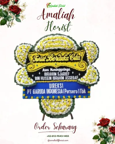 Papan Bunga Duka di Wringinsongo