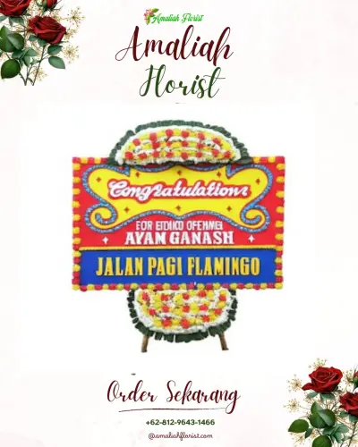 Bunga Papan Congratulation di Wringinsongo